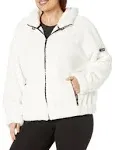 Plus Size Sherpa Oversized Hooded Jacket