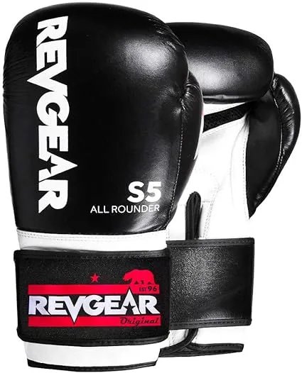 S5 All Rounder Boxing Gloves - Blk/White