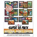 Super Pack of 18 Fuzzy Velvet Coloring Posters (National Parks Edition) - Great for Family Time, Arts & Crafts, Travel, At Home, Care Facilities [All Ages: Girls, Boys, Adults, Toddlers, Teens]