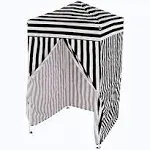 Impact 4'x4' Pop up Changing Dressing Room, Black and White