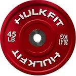 HulkFit Olympic Bumper Plates 45lbs - Single