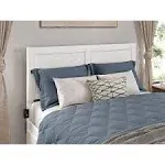 Afi Canyon Solid Wood Rustic Farmhouse Headboard King, White - Transitional - Headboards - by VirVentures | Houzz