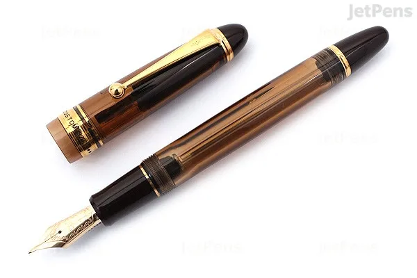 Pilot Fountain Pen CUSTOM 823 FKK-3MRP-NC-F Plunger Transparent Black Fine Nib