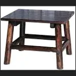 Leigh Country 
                            
                            
			
			Char-Log Patio End Table