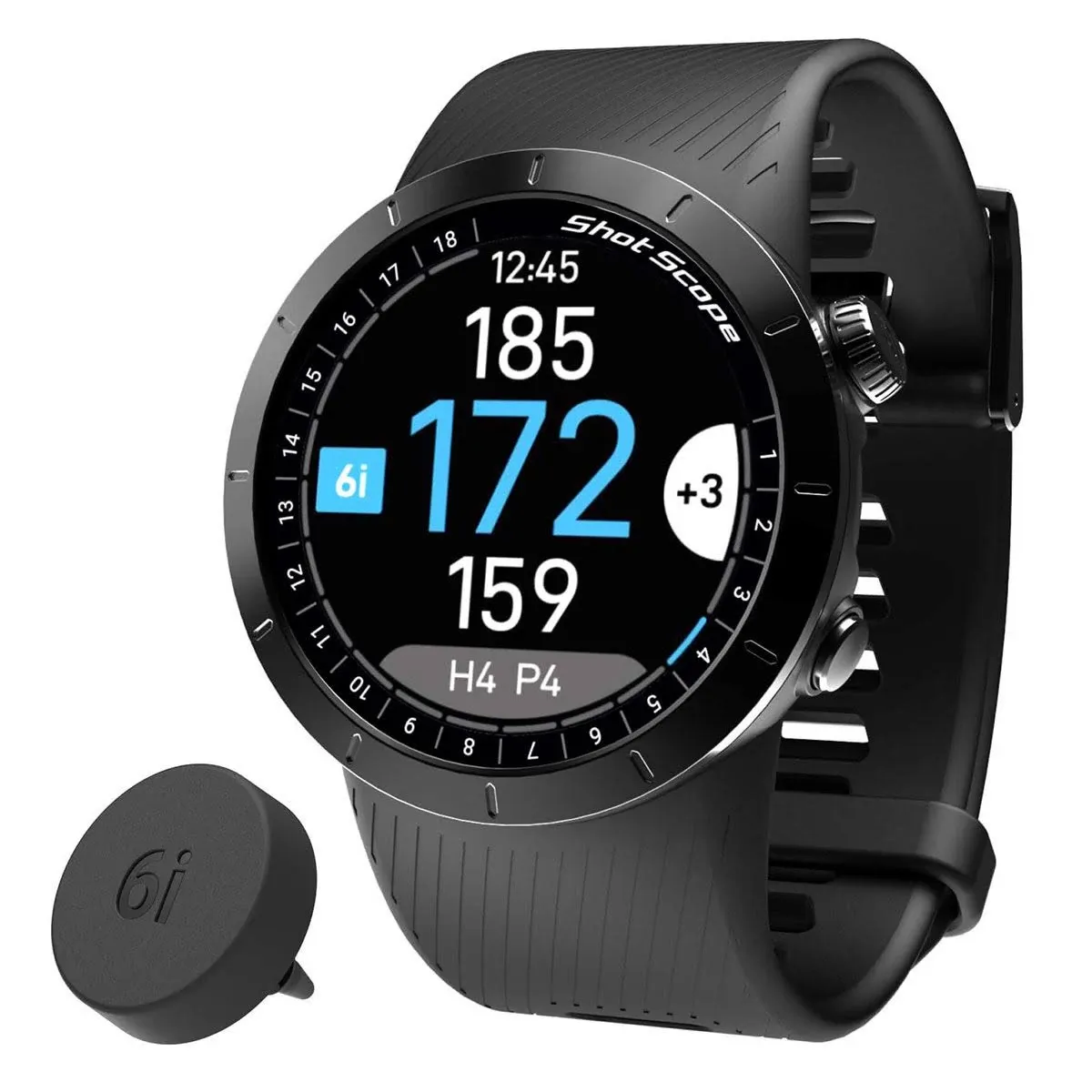 Shot Scope X5 GPS Golf Performance Watch - Black