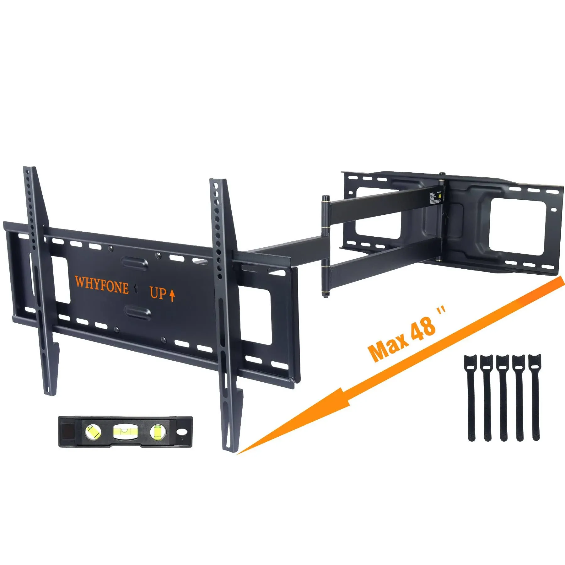 48&#039;&#039; Extension Long Arm TV Wall Mount, Large TV Heavy Duty Full Motion TV Wall M