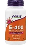 Vitamin E-400 With Mixed Tocopherols 100 Softgels