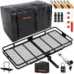 70"x30"x6" Hitch Carrier & 40 Cu ft Cargo Bag