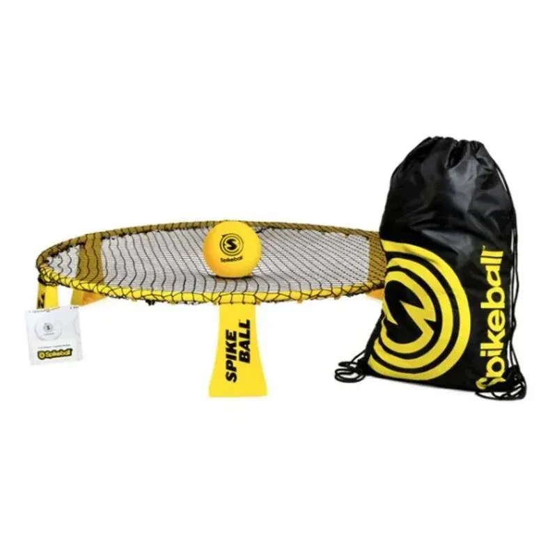 Spikeball Rookie Kit - 50% Larger Net and Ball - Played Outdoors, Indoors, Yard, Lawn, Beach - Designed for New Players