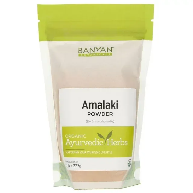 Banyan Botanicals Amalaki Powder – Organic Amla Powder – Nourishing, Gently Cleansing, Supports the Immune System & Promotes Healthy Energy* – 1/2lb. – Non GMO Sustainably Sourced Vegan