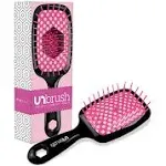 UNbrush Wet &amp; Dry Vented Detangling Hair Brush Cherry Blossom