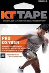 Pro Oxygen Kinesiology Tape with Celliant Infrared Technology Titanium 20 Count