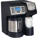 Hamilton Beach 12 Cup FlexBrew Trio Coffee Maker with Thermal Carafe - Black