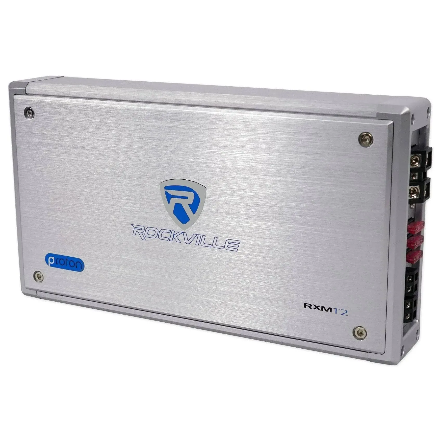 Rockville RXM-T2 Micro 2400w 2 Ch Marine/Boat Class D Amplifier 2x600W