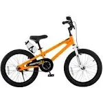 RoyalBaby Freestyle Children Kids Bicycle w/Handbrake, Coasterbrake, Training Wheels, and Water Bottle, for Boys and Girls Ages 3 to 4