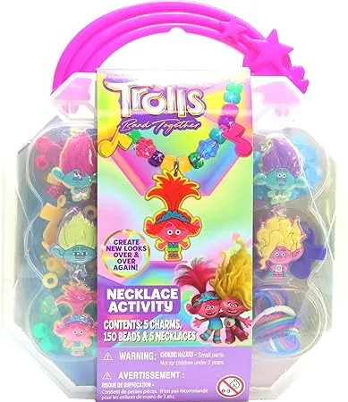 Tara Toys DreamWorks Trolls Band Together Necklace Activity Set