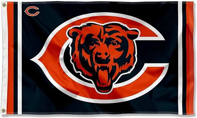 WinCraft Chicago Bears Logos Flag and Banner