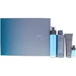 360 by Perry Ellis for Men 4 Pc Gift Set 3.4oz EDT Spray, 6.8oz Deodor