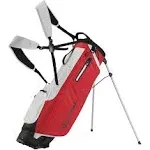 Taylormade Flextech Superlite Golf Stand Bag - Silver/Red