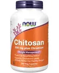 Now Foods Chitosan 500 mg plus Chromium