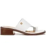 Franco Sarto Women's SIA Slide Sandal, White, 10M, Leather