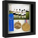 8x8 Shadow Box Frame with Shatter-Resist<wbr/>ant Glass - Silhouette Collection - S...