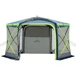 JOYTUTUS Pop Up Screen Tent 2 in-1 Upgraded Gazebo 12x12 Ft Rear SUV House