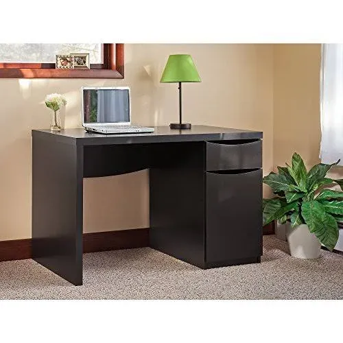 Bush Furniture Montrese Computer Desk, Classic Black