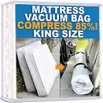 Mattress Vacuum Bag, Sealable Bag for Memory Foam or Inner Spring Mattresses, Co