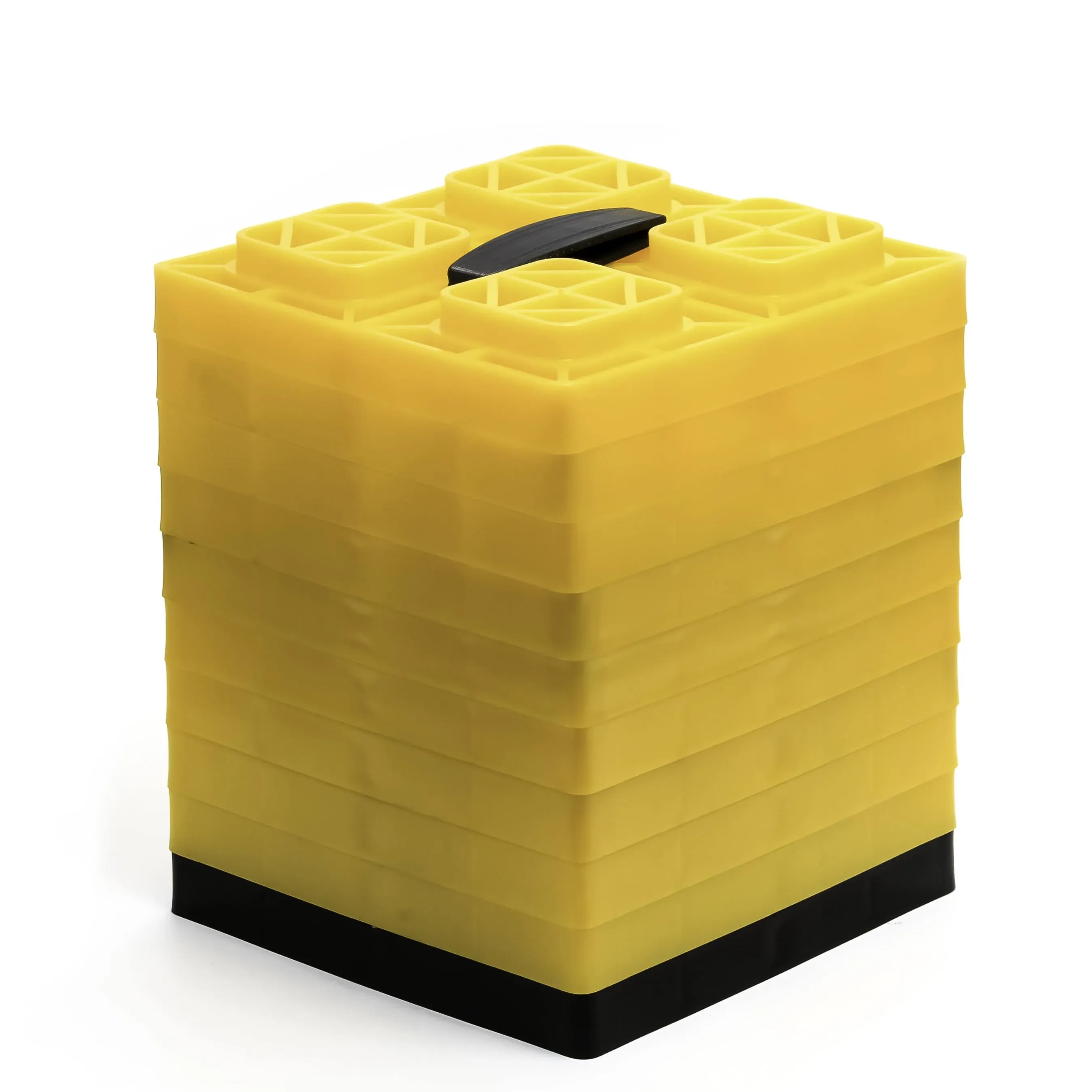 Camco FasTen Leveling Blocks w/T-Handle - 2x2 - Yellow *10-Pack