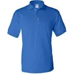 Gildan Adult DryBlend Jersey Short Sleeve Polo Shirt / M / Royal