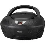 Jensen CD AM/FM Radio Boombox with LED display - Black CD-475 New in box