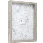 Lawrence Frames Shadow Box Frame, 5x5, Natural Gray