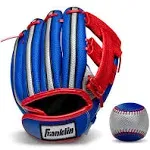 Franklin Sports Air Tech Teeball Glove - Lightweight Foam Fielding Glove - 9.0 Inch - Ready To Play Construction - Left Hand Throw - Colors May Vary