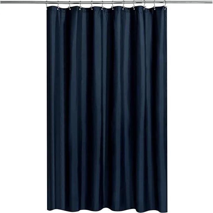 N&amp;Y HOME Fabric Shower Curtain or Liner with Magnets - Hotel Quality, Machine