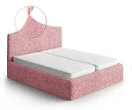 PAULATO by GA.I.CO. Bed Headboard & Frame Cover, Microfibra Collection