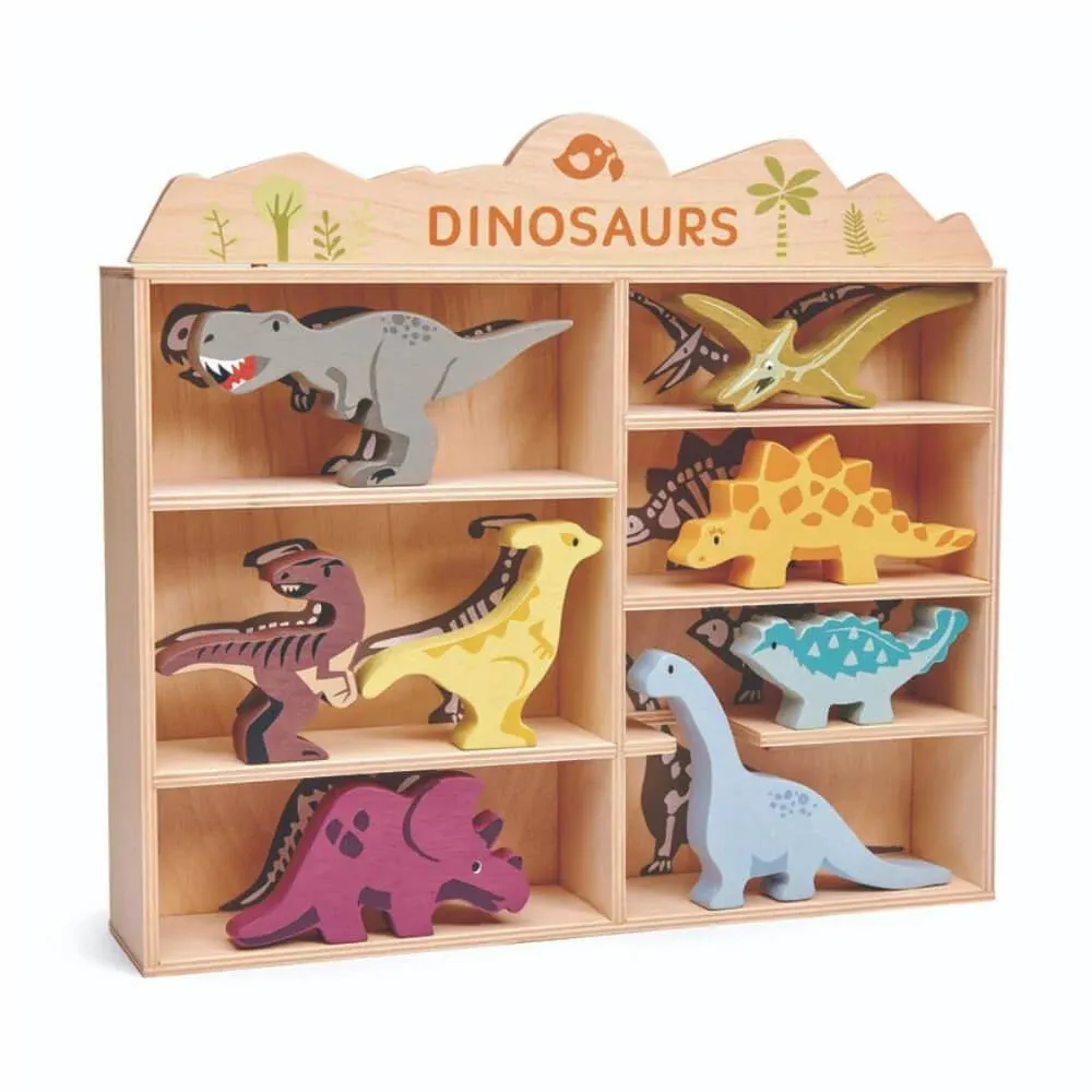 Tender Leaf Toys Dinosaur Display Shelf Set