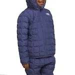 The North Face ThermoBall NF0A84LNI0D Jacket Kids Blue Reversible Hooded CLO156