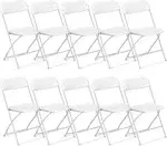 VINGLI Plastic Folding Chair Indoor Outdoor Stackable Seat