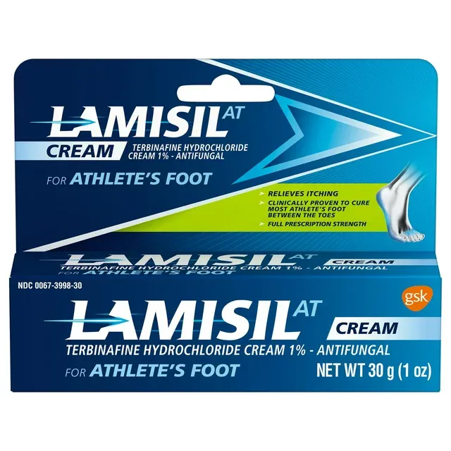 Lamisil 1% Cream, #1 Doctor Recommended Athlete’s Foot Cream, Relieves, Treats & Prevents Recurrence, Antifungal Cream 1 oz (30 g)