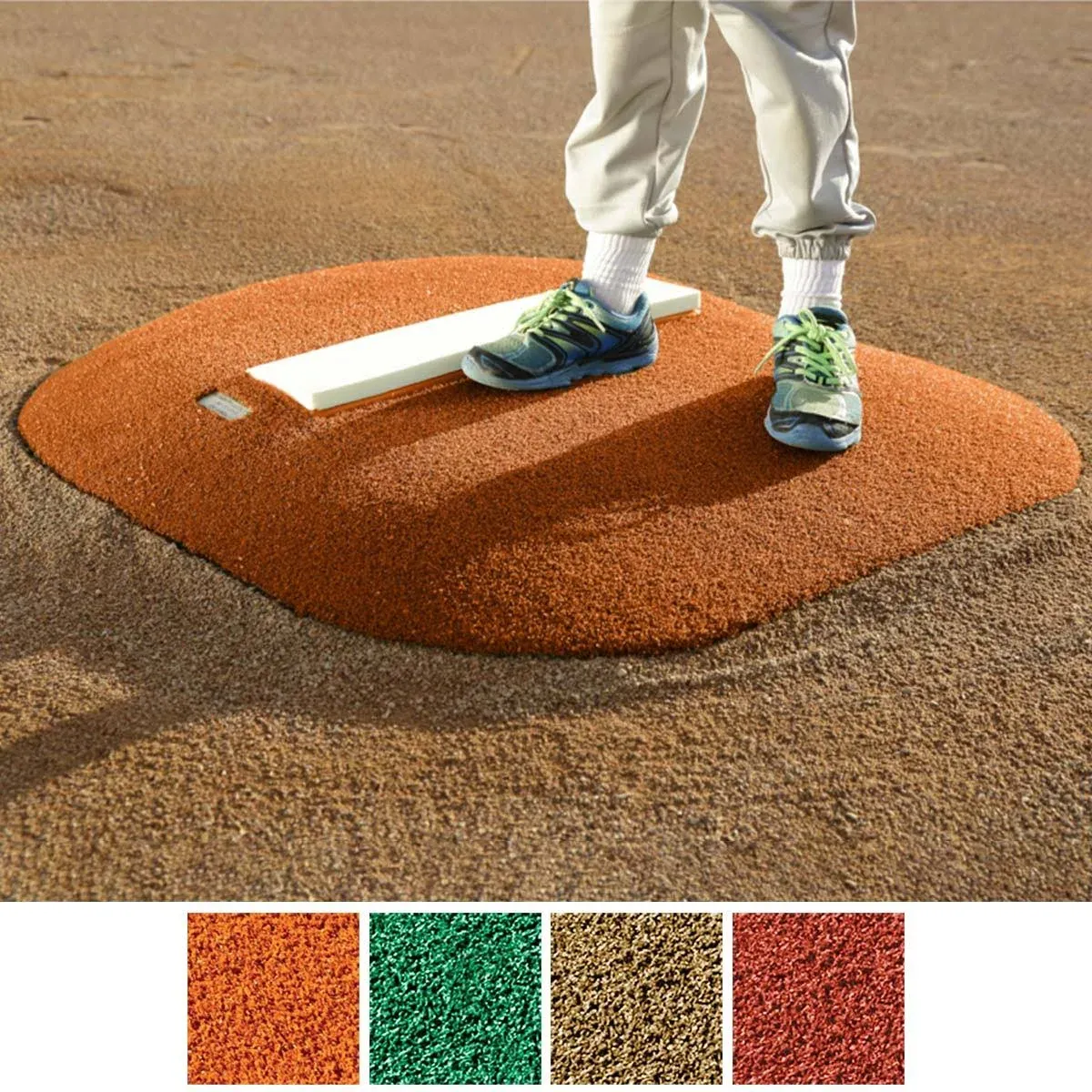 4" Economy Youth Mound - One-Piece - Game Pitching Mounds