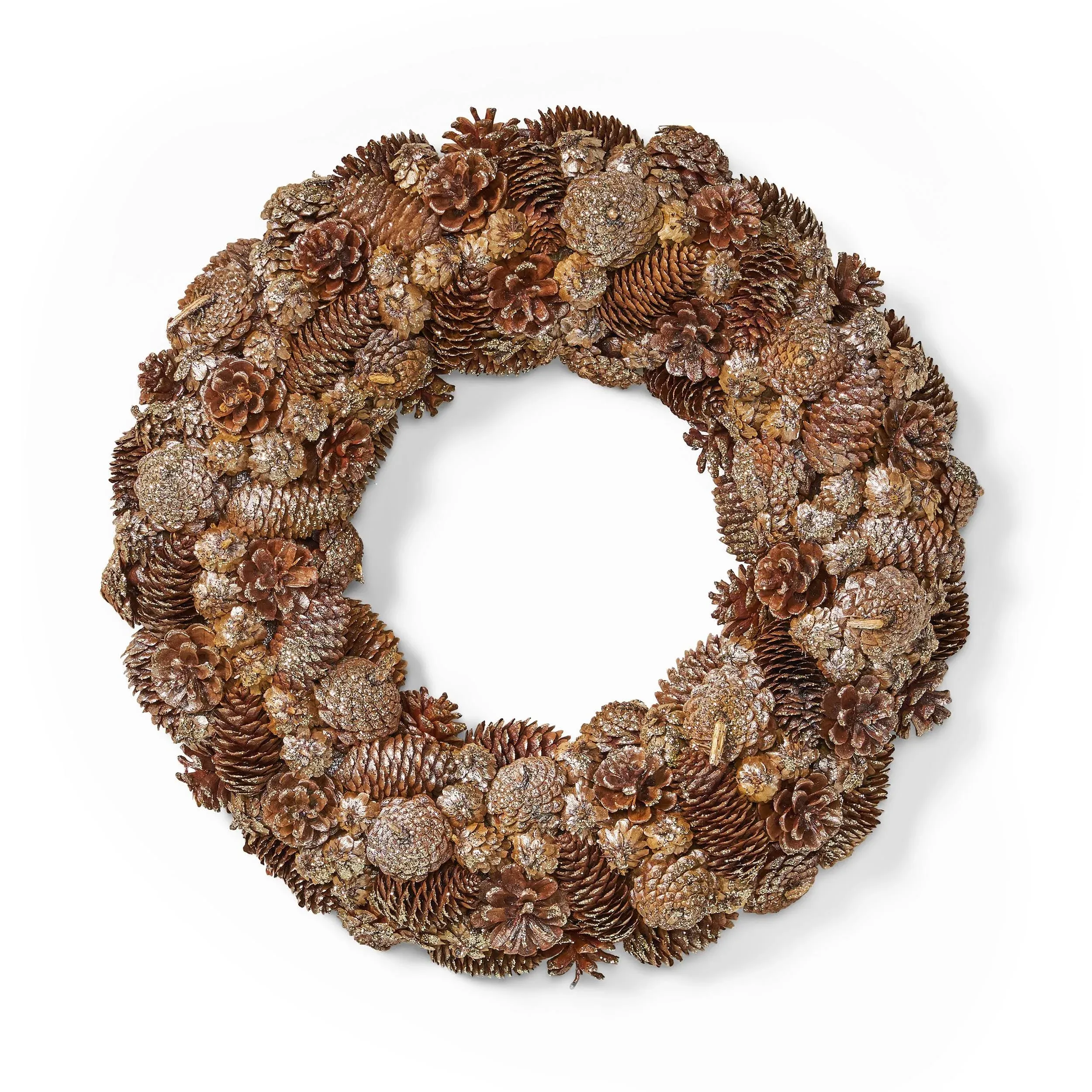 Christopher Knight Home Wreath, Champagne + Glitter