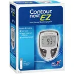 Contour Next EZ Blood Glucose Monitoring System with 10 Bayer Contour Next Strips