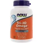 NOW FOODS Tri-3D Omega 90 kaps.