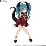 Furyu Good Smile Company Hatsune Miku - Villain Couleur Rouge - Statuette Noodle Stopper 16cm