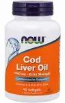 NOW Foods, Cod Liver Oil, 1,000 mg, 180 Softgels