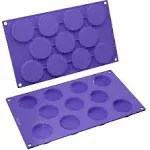 Silicone Mini Muffin Top Pans, Shallow Baking Cups, Tart Pans, Cookie Pans, C...