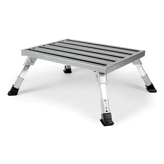 Camco Adjustable Height Aluminum Platform Step Stool