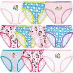 Gabby's Dollhouse Girls' Amazon Exclusive 10-Pack of Soft 100% Combed Cotton Underwear, 2/3t, 4t, 4, 6 and 8