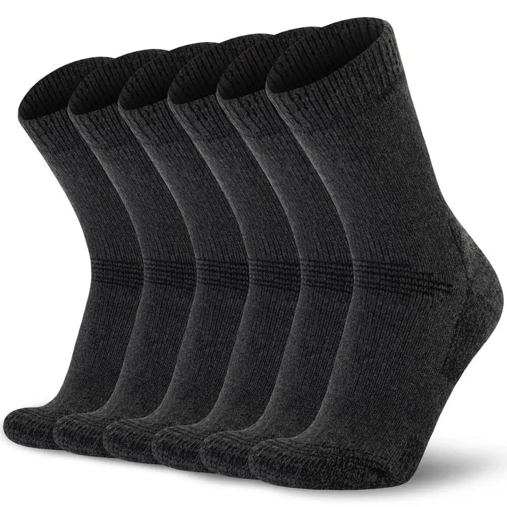 Time May Tell Mens Merino Wool Hiking Cushioning Socks For Outdoor Wool-Socks-Fo